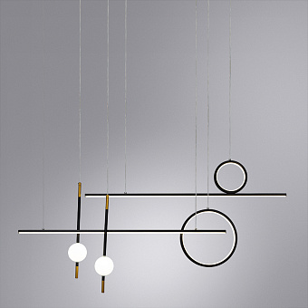 Светильник подвесной Arte Lamp POLARIS A2610SP-85BK 85Вт LED