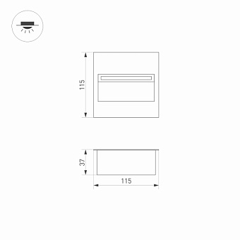 Светильник архитектурный Arlight LTD-Trail 029963 4Вт IP65 LED серый