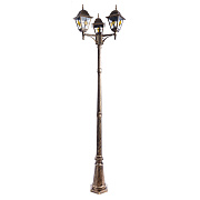 Светильник ландшафтный Arte Lamp BERLIN A1017PA-3BN 75Вт IP44 E27 золотой/чёрный
