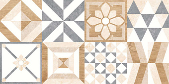 Декор Global Tile Marmaris GT GT129VG белый 25х50см 1,375кв.м.