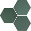 Матовый керамогранит WOW Six 122453 Hexa Green 14х16см 0,435кв.м.