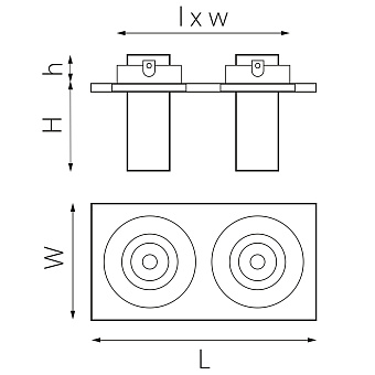 Светильник точечный встраиваемый Lightstar Intero i527272 20Вт LED
