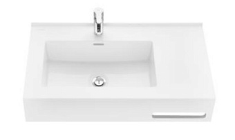 Раковина подвесная Акватон Квадро Про 1A734331QA01R 80х45см