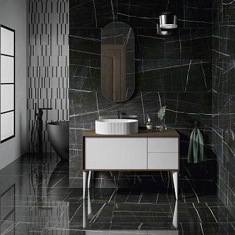Тумба под раковину подвесная KERAMA MARAZZI Atollo AT.110.WHT.M 50х110х40,4см