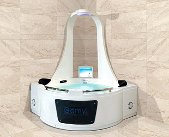 Ванна акриловая Gemy G9070 O 170х170см пристенная