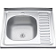 Мойка кухонная MELANA 6060 073 t L (*20) 60х60см хром
