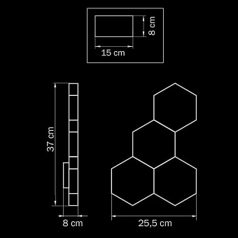 Светильник настенный Lightstar Favo 750644 20Вт LED