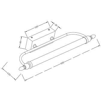 Подсветка для картин Maytoni Oculus MIR014WL-L12C3K 12Вт LED