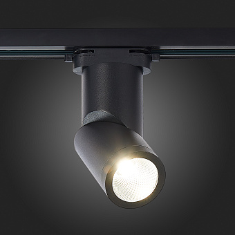 Трековый светильник ST Luce ST650.446.10 10Вт LED чёрный для однофазного трека