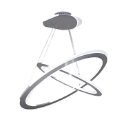 Светильник подвесной Eurosvet VIRTUS 90231/2 серебро 145Вт LED