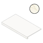 Плитка для ступеней Atlas Concord Италия Marvel Shine A546 Calacatta Imperiale Scalino Silk 33х60см 0,198кв.м. сатинированная