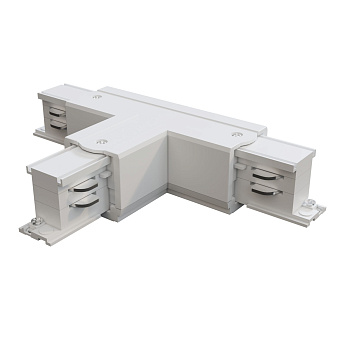 Коннектор Maytoni TRA005CT-31W-L белый для трёхфазного трека