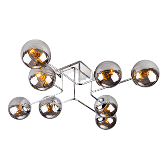 Светильник потолочный Eurosvet Evita 30140/8 хром 40Вт E14