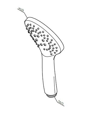 Ручной душ AM-PM Gem F0290100 хром