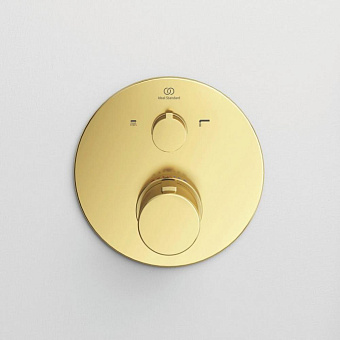 Смеситель для душа IDEAL STANDARD Ceratherm A5814A2 Brushed Gold