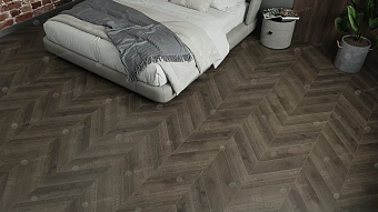 Виниловый ламинат Alpine Floor Дуб Антарес Chevron ECO 18-9 600х127х5мм 43 класс 1,68кв.м