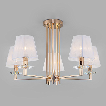 Люстра подвесная Eurosvet Alegria 60114/5 золото 40Вт 5 лампочек E14