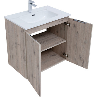 Тумба под раковину подвесная AQUANET Алвита New 303906 46х70х68,4см