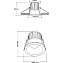 Светильник точечный встраиваемый Maytoni Zoom DL034-01-06W4K-B 6Вт LED
