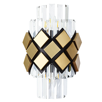 Светильник настенный Arte Lamp AMELIA A1039AP-2BK 40Вт E14
