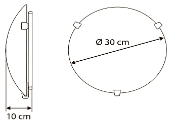 Светильник потолочный Arte Lamp SYMPHONY A3430AP-1CC 60Вт E27