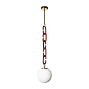 Светильник подвесной Loft It Chain 10128P Red 40Вт E27