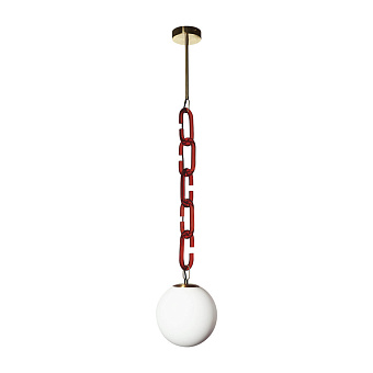 Светильник подвесной Loft It Chain 10128P Red 40Вт E27