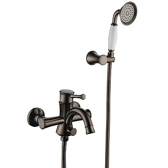 Смеситель для ванны LEMARK Peretto LM6302RB чёрный кофе