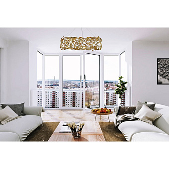 Люстра подвесная Lucia Tucci FABIAN 1557.10 ORO 200Вт 10 лампочек G9