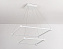 Люстра подвесная Ambrella COMFORT LineTech FL5595 60Вт 10 лампочек LED