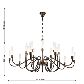Люстра подвесная Favourite Tentacoli 3014-20P 60Вт 20 лампочек LED