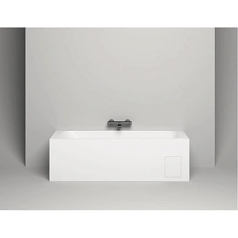 Ванна каменная SALINI ORLANDO 102112GRH S-Sense глянцевая 180х80см встраиваемая