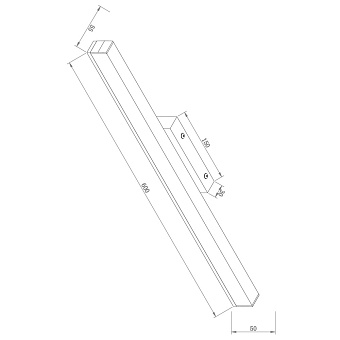 Подсветка для картин Maytoni Fichte MIR012WL-L14W4K 14Вт LED