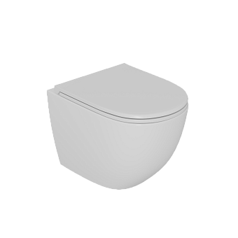 Унитаз подвесной D&K DT1396516 безободковый с микролифтом