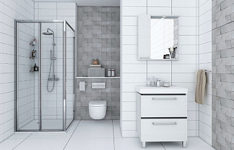 Угловое ограждение Акватон Prima 1A231305XX000 190х80см стекло прозрачное