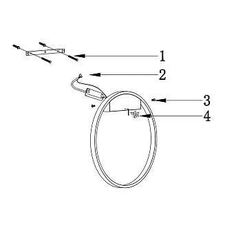 Бра Maytoni Rim MOD058WL-L50W4K 51Вт LED