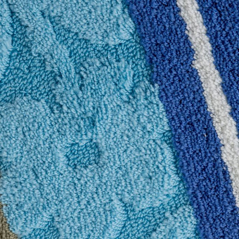 Коврик для ванной MILARDO Sea Side MMI070A 40х70см разноцветный