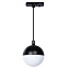 Трековый светильник Arte Lamp VIRGO A4564PL-1BK 7Вт LED прозрачный для однофазного трека