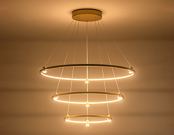 Люстра подвесная Ambrella COMFORT LineTech FL5516 90Вт 12 лампочек LED