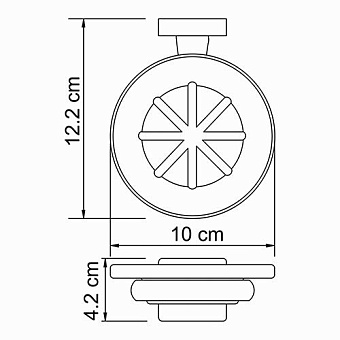 Мыльница WASSERKRAFT Lippe K-6500 K-6529 хром