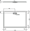 Душевой поддон IDEAL STANDARD ULTRAFLAT NEW T449001 100х140см