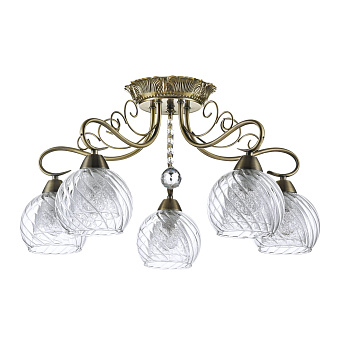 Светильник потолочный Freya Nella FR2662-PL-05-BZ 40Вт E14