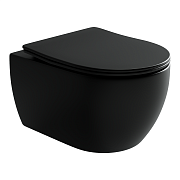 Унитаз подвесной Ceramica Nova Play CN3001MB безободковый с микролифтом