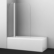Стеклянная шторка на ванну WASSERKRAFT Leine 35P02-110 140х110см