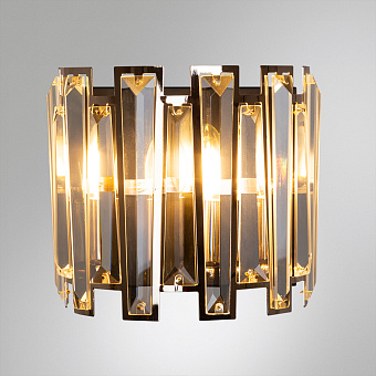 Бра Arte Lamp AMBER A1028AP-2BK 40Вт E14