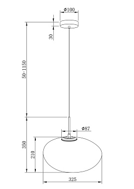 Светильник подвесной Maytoni Roca MOD004PL-L5CE3K 5Вт LED
