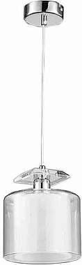 Светильник подвесной Newport 4400 4401/S chrome 60Вт Е14