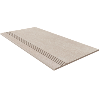 Плитка для ступеней ESTIMA Tramontana Steptrade/TN00_NR/30x60x10 Ivory 30х60см 1,08кв.м. неполированная