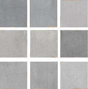 Настенная плитка WOW Mestisaje 111358 Mestizaje Zellige Decor Grey 12,5х12,5см 0,422кв.м. глянцевая