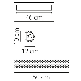 Бра Lightstar Monile 704642 40Вт E14